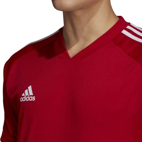 Koszulka męska adidas Tiro 19 Training Jersey czerwona D95944 Adidas teamwear Koszulka męska adidas Tiro 19 Training Jersey czerwona D95944 Adidas teamwear