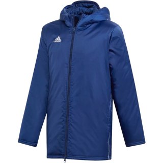 Kurtka dla dzieci adidas Core 18 Stadium JUNIOR granatowa DW9198 Adidas teamwear