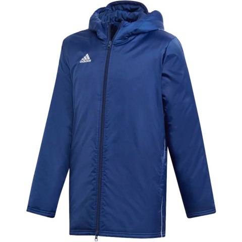 Kurtka dla dzieci adidas Core 18 Stadium JUNIOR granatowa DW9198 Adidas teamwear Kurtka dla dzieci adidas Core 18 Stadium JUNIOR granatowa DW9198 Adidas teamwear