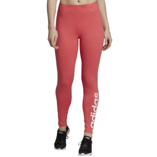 Legginsy damskie adidas W Essentials Linear Tight różowe DU0680 Adidas