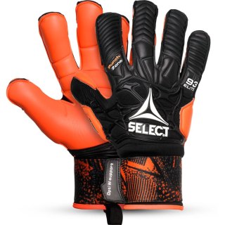 Rękawice bramkarskie Select 93 Elite Hyla Cut czarno pomarańczowe Select