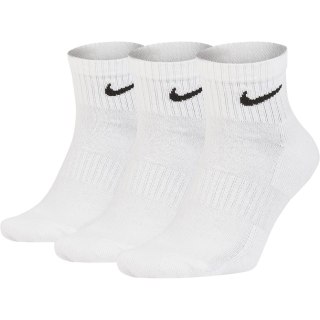Skarpety Nike Everyday Cushioned Ankle 3 pary białe SX7667 100 Nike