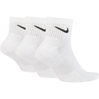 Skarpety Nike Everyday Cushioned Ankle 3 pary białe SX7667 100 Nike