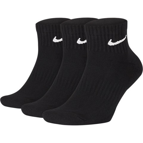 Skarpety Nike Everyday Cushioned Ankle 3 pary czarne SX7667 010 Nike Skarpety Nike Everyday Cushioned Ankle 3 pary czarne SX7667 010 Nike