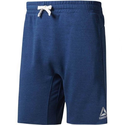 Spodenki męskie Reebok TE Marble Melange Short niebieskie D94193 Reebok Spodenki męskie Reebok TE Marble Melange Short niebieskie D94193 Reebok