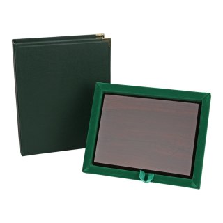 Etui z podkładem zielone 20 x 15 cm zielony Tryumf