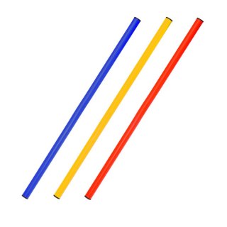 Laska do ćwiczen długa 120 cm 120cm żółty Maxwel