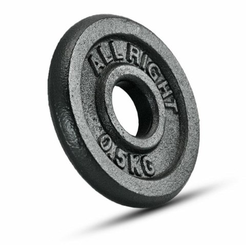 OBCIĄŻENIE ALLRIGHT CZARNE 0,5kg OBCIĄŻENIE ALLRIGHT CZARNE 0,5kg