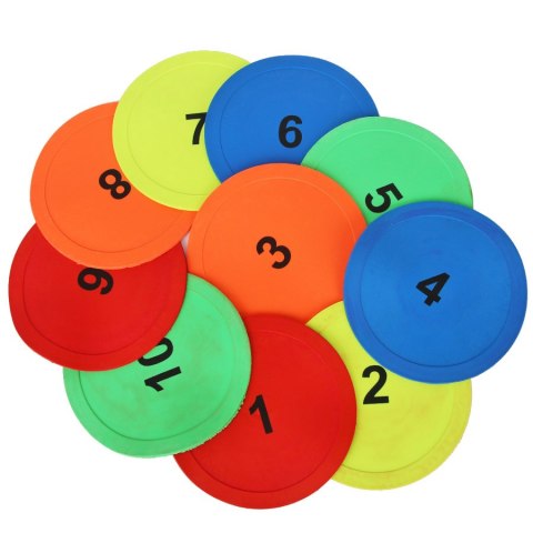Pole do zabaw z numerami-krążek 15cm-10szt Maxwel Pole do zabaw z numerami-krążek 15cm-10szt Maxwel