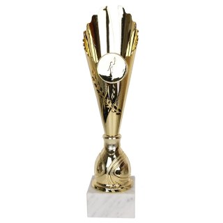 Puchar Tryumf 7244 D - 35 cm złoty Tryumf