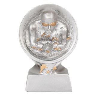 Statuetka Pływanie Tryumf 15,5 cm srebrny Tryumf