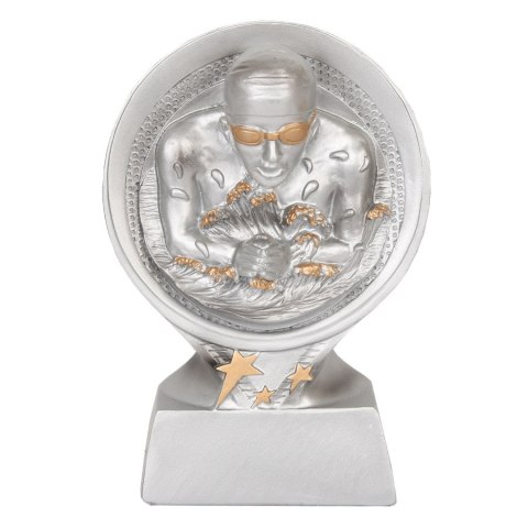 Statuetka Pływanie Tryumf 15,5 cm srebrny Tryumf Statuetka Pływanie Tryumf 15,5 cm srebrny Tryumf