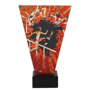 Trofeum szklane lekkoatletyka 20,5 cm Tryumf