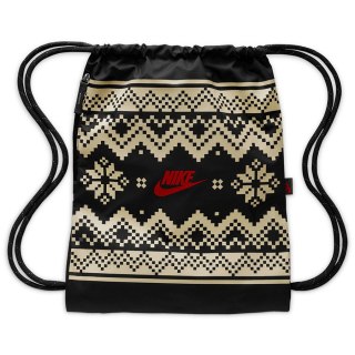 Worek Plecak Nike Drawstrng-Fair Isle FZ7287-010 czarny Nike
