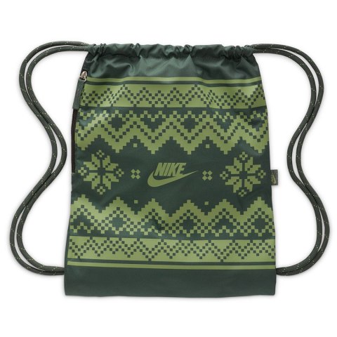 Worek Plecak Nike Drawstrng-Fair Isle FZ7287-338 zielony Nike Worek Plecak Nike Drawstrng-Fair Isle FZ7287-338 zielony Nike