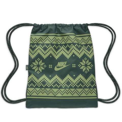 Worek Plecak Nike Drawstrng-Fair Isle FZ7287-338 zielony Nike Worek Plecak Nike Drawstrng-Fair Isle FZ7287-338 zielony Nike