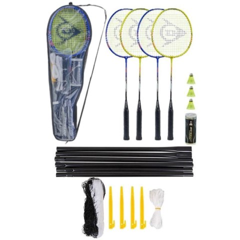 Zestaw do badmintona Dunlop Nitro 4 913015340 Dunlop Zestaw do badmintona Dunlop Nitro 4 913015340 Dunlop