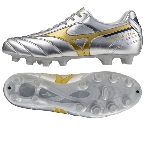Buty Mizuno Morelia II Club FG P1GA251604 srebrny 44 Mizuno