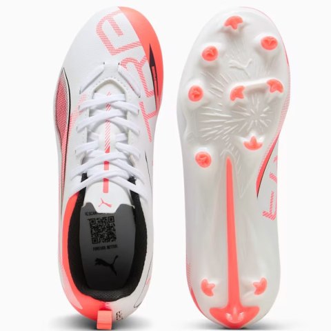 Buty Puma Ultra 5 Play Jr FG/AG 108170-01 biały 37 Puma