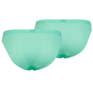 Bielizna damska Puma PUMA Micro Mesh Bikini 2P miętowa 907632 01 Puma