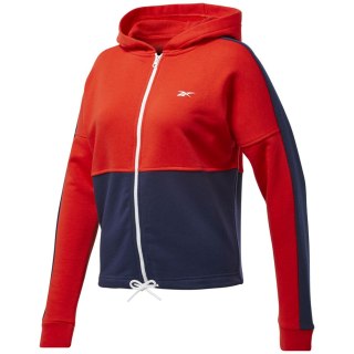 Bluza damska Reebok Te Linear Logo Ft czerwono-granatowa FT0901 Reebok