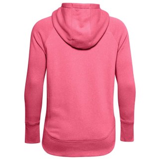 Bluza damska Under Armour Rival Fleece Metallic Hoodie różowa 1356323 668 Under Armour
