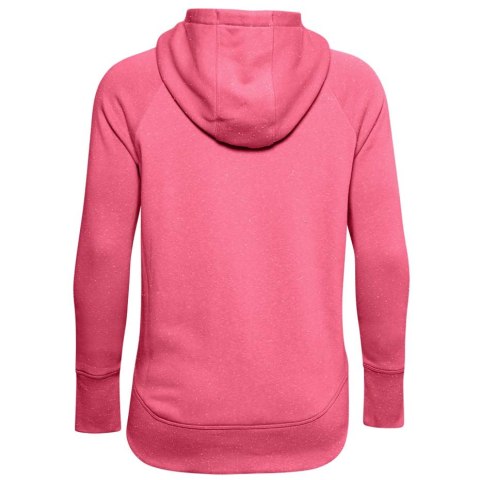 Bluza damska Under Armour Rival Fleece Metallic Hoodie różowa 1356323 668 Under Armour