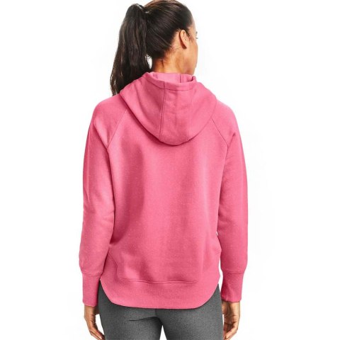 Bluza damska Under Armour Rival Fleece Metallic Hoodie różowa 1356323 668 Under Armour
