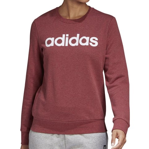 Bluza damska adidas Essentials Linear Crewneck bordowa GD2956 Adidas Bluza damska adidas Essentials Linear Crewneck bordowa GD2956 Adidas