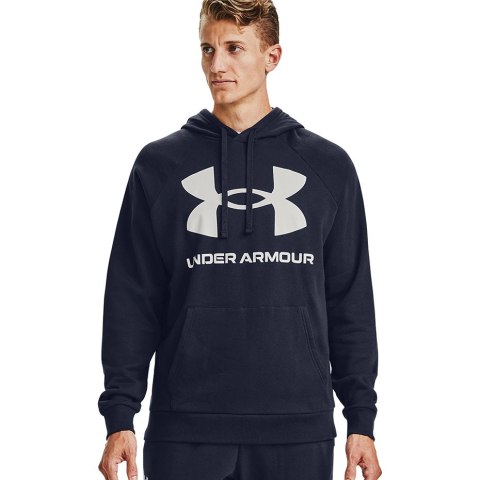 Bluza męska Under Armour Rival Fleece Big Logo HD granatowa 1357093 410 Under Armour Bluza męska Under Armour Rival Fleece Big Logo HD granatowa 1357093 410 Under Armour