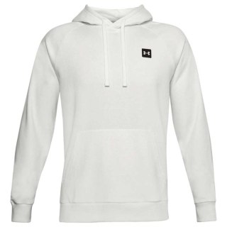 Bluza męska Under Armour Rival Fleece Hoodie biała 1357092 112 Under Armour