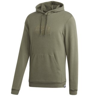 Bluza męska adidas Brilliant Basics Hooded zielona GD3846 Adidas