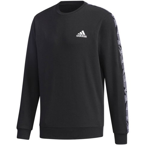 Bluza męska adidas Essentials Tape Sweatshirt czarna GD5448 Adidas Bluza męska adidas Essentials Tape Sweatshirt czarna GD5448 Adidas