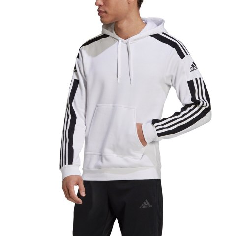 Bluza męska adidas Squadra 21 Sweat Hoody biała GT6637 Adidas teamwear Bluza męska adidas Squadra 21 Sweat Hoody biała GT6637 Adidas teamwear