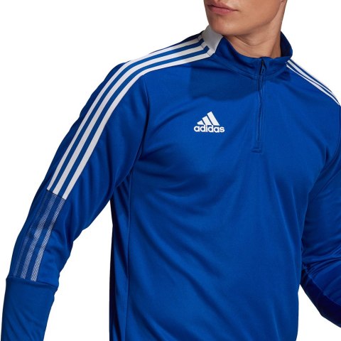 Bluza męska adidas Tiro 21 Training Top niebieska GH7302 Adidas teamwear Bluza męska adidas Tiro 21 Training Top niebieska GH7302 Adidas teamwear
