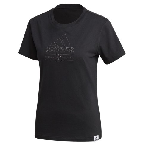 Koszulka damska adidas Brilliant Basics Tee czarna GD3818 Adidas Koszulka damska adidas Brilliant Basics Tee czarna GD3818 Adidas