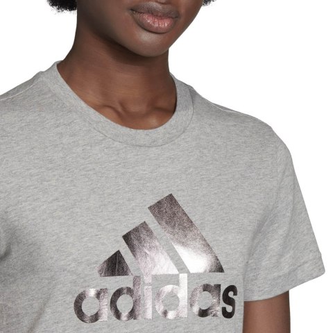 Koszulka damska adidas UnivVol Tee 2 szara GI4769 Adidas Koszulka damska adidas UnivVol Tee 2 szara GI4769 Adidas