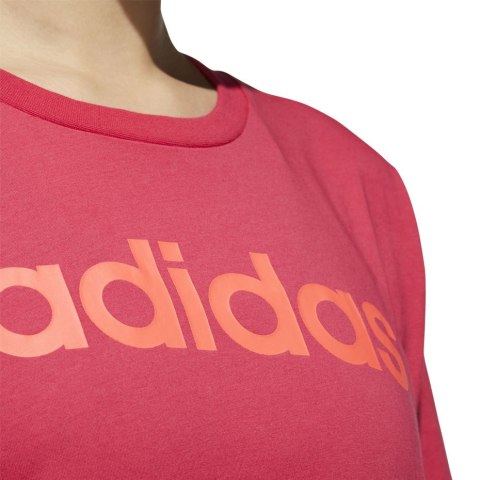 Koszulka damska adidas W E Linear L T różowa GD2911 Adidas Koszulka damska adidas W E Linear L T różowa GD2911 Adidas