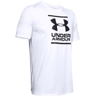 Koszulka męska Under Armour Gl Foundation Ss T biała 1326849 100 Under Armour