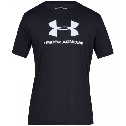 Koszulka męska Under Armour Sportstyle Logo SS czarna 1329590 001 Under Armour Koszulka męska Under Armour Sportstyle Logo SS czarna 1329590 001 Under Armour