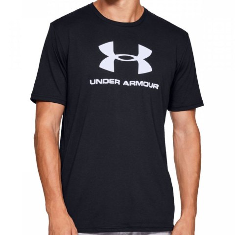 Koszulka męska Under Armour Sportstyle Logo SS czarna 1329590 001 Under Armour Koszulka męska Under Armour Sportstyle Logo SS czarna 1329590 001 Under Armour