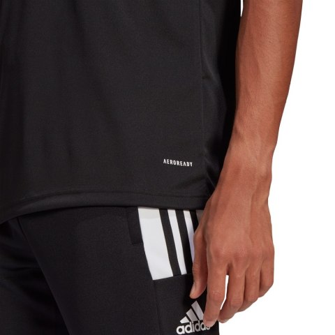 Koszulka męska adidas Squadra 21 Polo czarna GK9556 Adidas teamwear Koszulka męska adidas Squadra 21 Polo czarna GK9556 Adidas teamwear