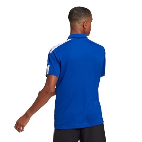 Koszulka męska adidas Squadra 21 Polo niebieska GP6427 Adidas teamwear Koszulka męska adidas Squadra 21 Polo niebieska GP6427 Adidas teamwear