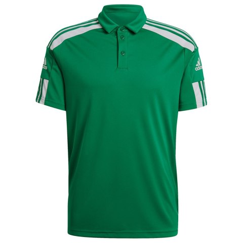 Koszulka męska adidas Squadra 21 Polo zielona GP6430 Adidas teamwear Koszulka męska adidas Squadra 21 Polo zielona GP6430 Adidas teamwear