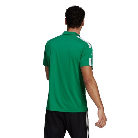 Koszulka męska adidas Squadra 21 Polo zielona GP6430 Adidas teamwear Koszulka męska adidas Squadra 21 Polo zielona GP6430 Adidas teamwear