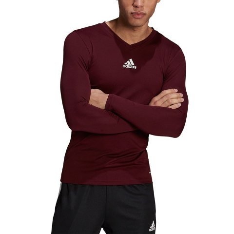 Koszulka męska adidas Team Base Tee bordowa GN7503 Adidas teamwear Koszulka męska adidas Team Base Tee bordowa GN7503 Adidas teamwear