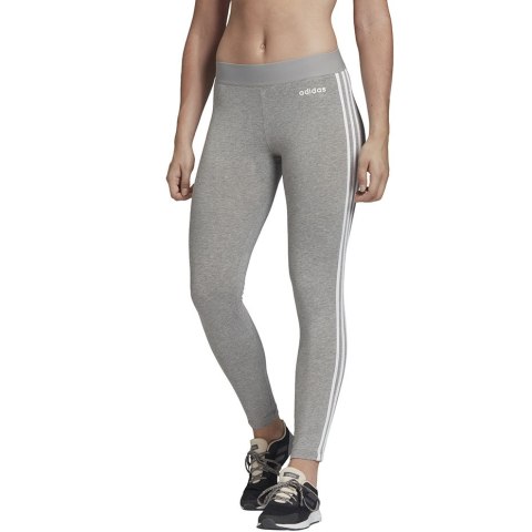 Legginsy damskie adidas Essentials 3 Stripes Tight jasnoszare FQ4123 Adidas Legginsy damskie adidas Essentials 3 Stripes Tight jasnoszare FQ4123 Adidas