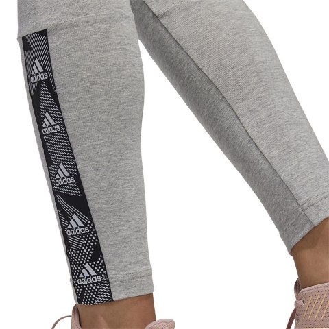 Legginsy damskie adidas Essentials Tape High Rise Tight szare GL6330 Adidas Legginsy damskie adidas Essentials Tape High Rise Tight szare GL6330 Adidas