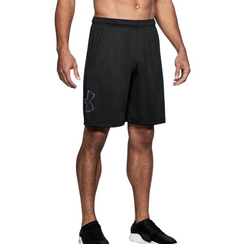 Spodenki męskie Under Armour Tech Graphic Short czarne 1306443 001 Under Armour Spodenki męskie Under Armour Tech Graphic Short czarne 1306443 001 Under Armour