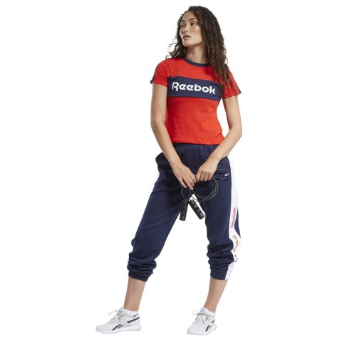 Spodnie damskie Reebok Te Linear Logo granatowe FU2252 Reebok